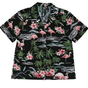 Small flamingo hawaii shirt